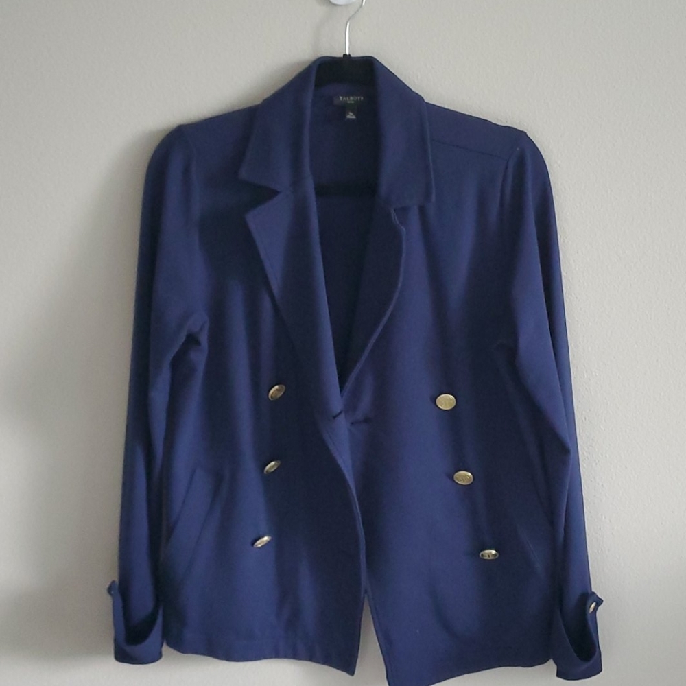 Talbots Royal Blue Stretchy Blazer